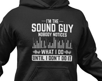 Tontechniker Hoodie Tontechniker Studio Mixing Producer Sweatshirt Geschenk Aufnahme Musik