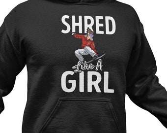 Girl Snowboard Hoodie Funny Winter Sports Gift Snowboarding Sweatshirt Rider Mountain Cold Season