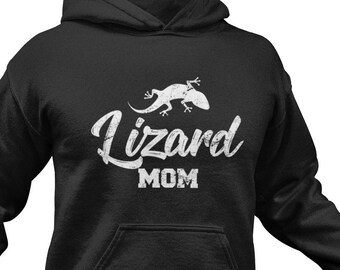 Lizard Mom Hoodie: Funny Reptile Owner Sweatshirt