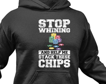 Funny Poker Hoodie Game Night Gift Player Gambling Sweatshirt Cards Strategy Casino Apparel Fun