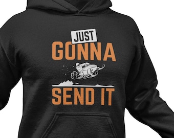 Funny Snocross Hoodie: Snowmobile Lover Winter Sports Apparel