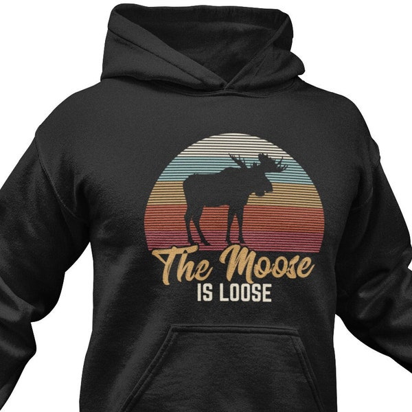 Moose Sweatshirt Etsy