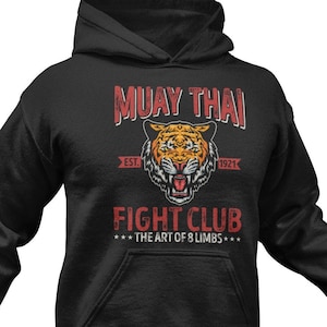 Muay Thai Fight Club Hoodie: Thai Boxing Lover Gift