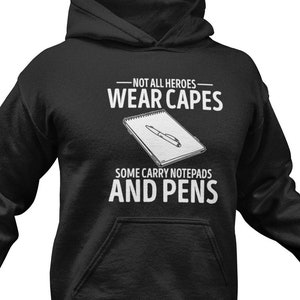 Funny Journalism Hoodie: News Reporter Gift