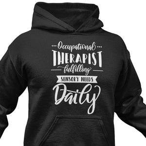 Occupational Therapist Hoodie: Unisex Cotton-Blend OT Pullover