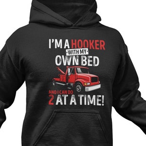 Lustiges Abschleppwagen Fahrer Hoodie: Pannenhilfe Geschenk