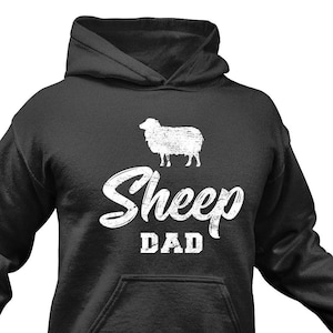 Sheep Dad Hoodie: Funny Sheep Owner Gift