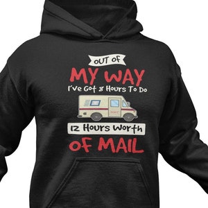 Mailman Hoodie / Funny Postman Gift For Him & Her / Mail Sorter Sweatshirt / Postal Worker Sweater / Post Office Pullover / Mail Lady Gifts