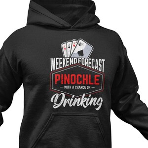 Funny Pinochle Hoodie: Card Game Lover Gift