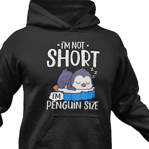 Funny Penguin Hoodie: Unisex Cotton-Blend Penguin Lover Gift