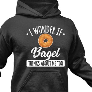 Lustiges Bagel Hoodie: Foodie Geschenk Sweatshirt