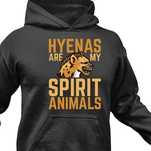 Lustiger Hyänen Hoodie / Hyänen Geschenkidee für Sie & Ihn / Hyänen-Liebhaber-Sweatshirt / Süßes Hyänen-Fan-Pullover / Hyänen-Geburtstagsgeschenk / Hyänen-Geschenke