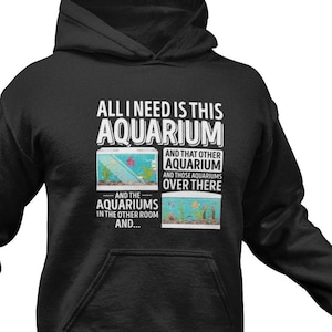 Moletom com capuz engraçado para aquário: presente para quem ama peixes tropicais
