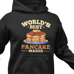 Pancake Hoodie / Funny Pancakes Lover Gift For Him & Her / Breakfast Sweatshirt / Pancake Sweater / Pancakes Pullover / Breakfast Clothing