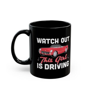 Nieuw chauffeurscadeau / grappige mok beginnende chauffeur voor hem en haar / Aanwezig autorijschool / Cadeaus rijexamen / Koffiekopje nieuw rijbewijs