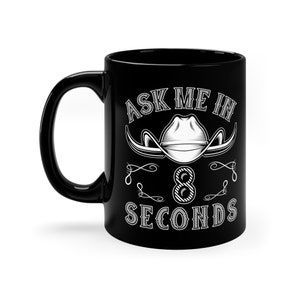 Rodeo Mug / Funny Bull Riding Gift For Him & Her / Bull Rider Lover Coffee Cup / Cowboy Gifts / Western Mugs / Cowgirl Birthday Present