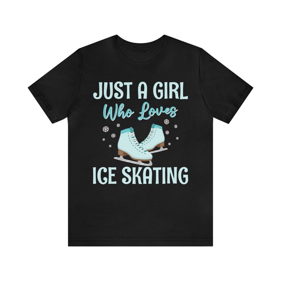Maglietta carina per pattinaggio sul ghiaccio Idea regalo