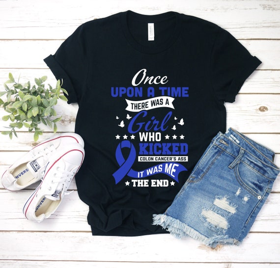 Colon Cancer T-Shirt I Will Finish The Fight|Empathy Gift Colon Cancer T-Shirt I Will Finish The Fight|Empathy Gift