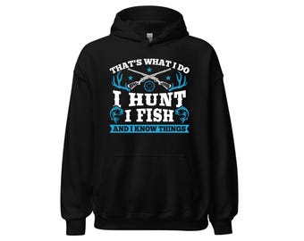 Moletom engraçado para caça e pesca: presente para quem gosta de atividades ao ar livre