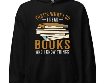Book Lover Hoodie Reader Bookworm Bookish Sweatshirt Librarian Reading Club Gift Nerd Sweater Library