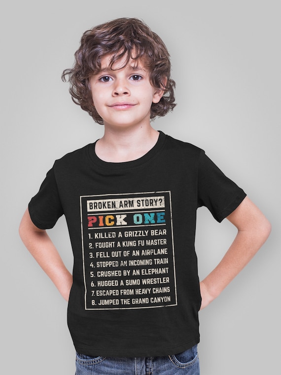 Broken Arm Story T Shirt Funny Injury Recovery Bone Broken Arm Story T Shirt Funny Injury Recovery Bone