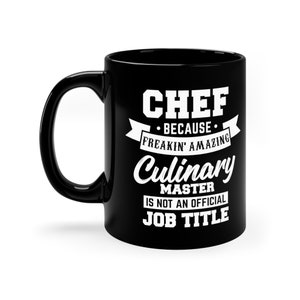 Funny Chef Coffee Mug: Culinary Master Gift