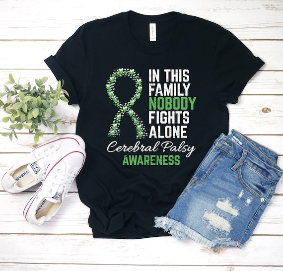 Cerebral Palsy Shirt Awareness Support Warrior Family Gift Tee Advocate Community Tshirt Survivor CP