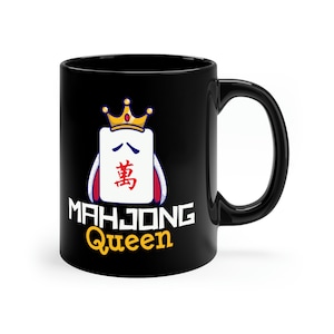 Mahjong Coffee Mug / Funny Mahjong Player Gift / Mahjong Lover Mug / Mahjong Birthday Present For Her / Mahjong Gift Idea / Mahjong Tea Cup
