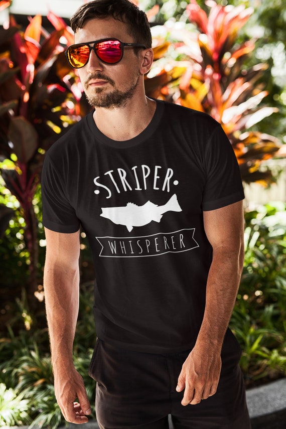 Striper Whisperer Shirt / Hoodie / Sweatshirt / Tank Top / Striper Fish / Striped Bass Fishing Shirt / Striper Bass Gifts / Striped T-Shirt
