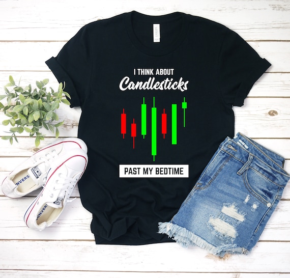Candlesticks Trading Shirt Stock Market Investor Crypto Finance Tee Apparel Gift Trader Tshirt Exchange