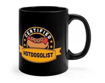 Hot Dog Coffee Mug Foodie Sausage Street Food Fan Humor Cup Gift Classic Snack