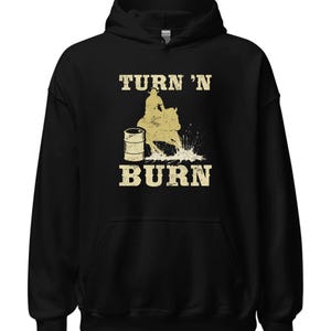 Barrel Racing Sweatshirt / Funny Cowgirl Rodeo Hoodie / Barrel Racers Horse Lover Gift / Western Riding Pullover / Barrel Race Fans Sweater