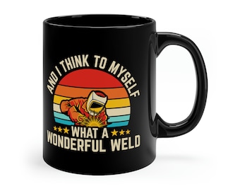 Grappige lasser koffiemok cadeau Vaderdag lasser vakbondswerker aanwezig metaalwinkel vader