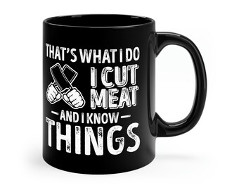 Tazza da caffè divertente da macellaio: regalo per commerciante di carne