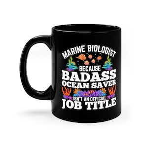 Marine Biology Mug / Funny Marine Biologist Gift Idea For Him & Her / Marine Biology Teacher Coffee Cup / Cute Ocean Mugs / Diving Present