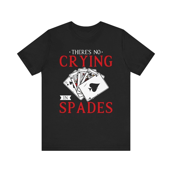 Funny Spades Card Game Shirt Gift Player Night Table Tee TShirt Deck Strategy Tournament