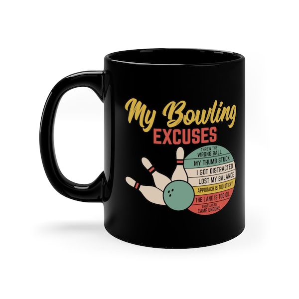 Funny Bowling Mug / Bowler Gift For Him & Her / Bowling Player Coffee Cup / Bowling Team Gifts / Bowling Lover Mugs / Bowling Party Present