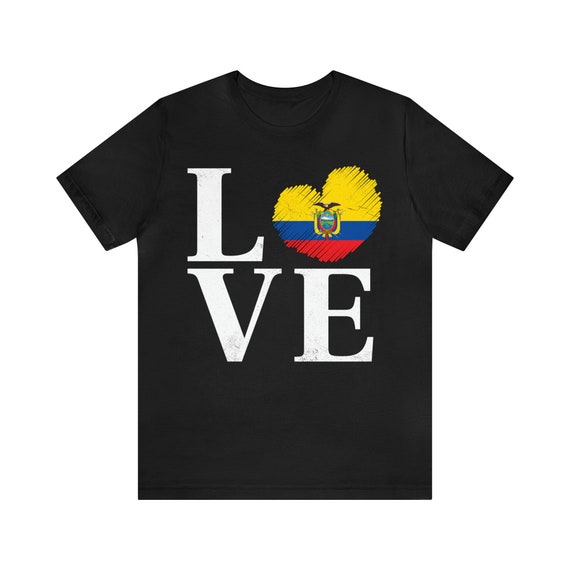 Ecuador T-Shirt Ecuadorian Flag Souvenir Love Gift Ecuador T-Shirt Ecuadorian Flag Souvenir Love Gift