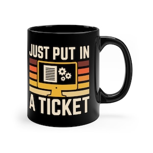 Funny Tech Support Coffee Mug: IT Geek Gift