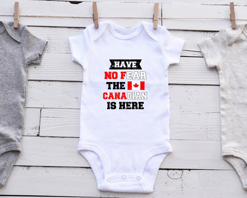 Canada Baby Onesie / Canadian Baby Bodysuit / Canada Baby Gift Etsy