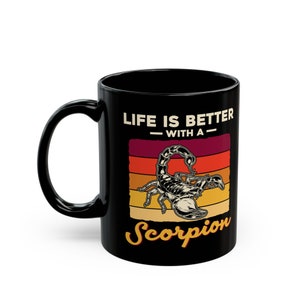 Regalo de Escorpio / Taza divertida para amantes de Escorpio / Regalo de cumpleaños para fanáticos de Escorpio / Regalos de Escorpio / Taza de café de Escorpio / Tazas