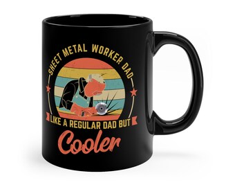 Blech Arbeiter Dad Tasse: Lustiges Geschenk zum Vatertag