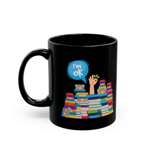 Lustige Bibliothekar Kaffeetasse: Buch Liebhaber Geschenk