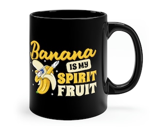 Banana Mug / Funny Banana Lover Coffee Mug / Cute Banana Fan Gift For Him & Her / Fruit Birthday Present / Bananas Tea Cup / Fruit Gifts