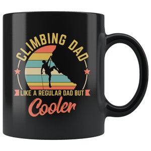 Caneca de café para pai escalador / Presente para pai escalador / Copo para pai escalador / Presente para pai escalador / Presente para o dia dos pais para pai escalador
