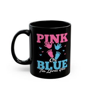 Pregnancy Reveal Tia Mug: Funny Spanish Aunt Gift