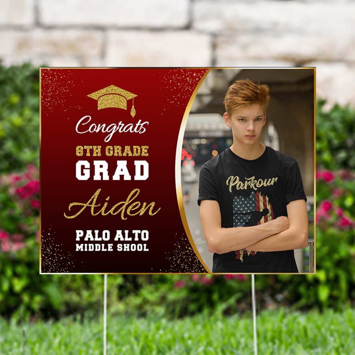 8th Grade Graduation Yard Sign / 8th Grade Yard Sign / 8th Etsy