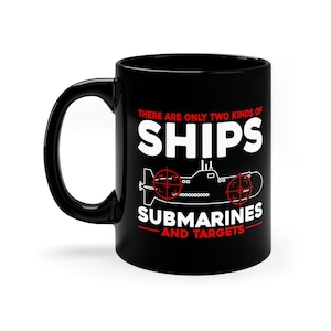 Lustige U-Boot-Tasse / U-Boot-Liebhaber-Geschenke für Sie & Ihn / U-Boot-Erstboot-Kaffeetasse / U-Boot-Geschenk / U-Service-Becher / Geschenke