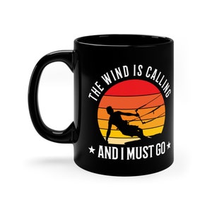 Mok kitesurfen / grappig cadeau kitesurfer voor hem en haar / koffiekopje kitesurfliefhebber / cadeau vader kitesurfen / cadeau kitesurfer / mokken