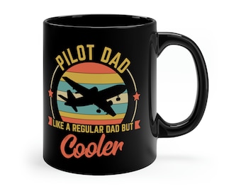 Taza de café "Papá piloto": regalo divertido para el Día del Padre